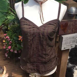 Lace detailed camisole